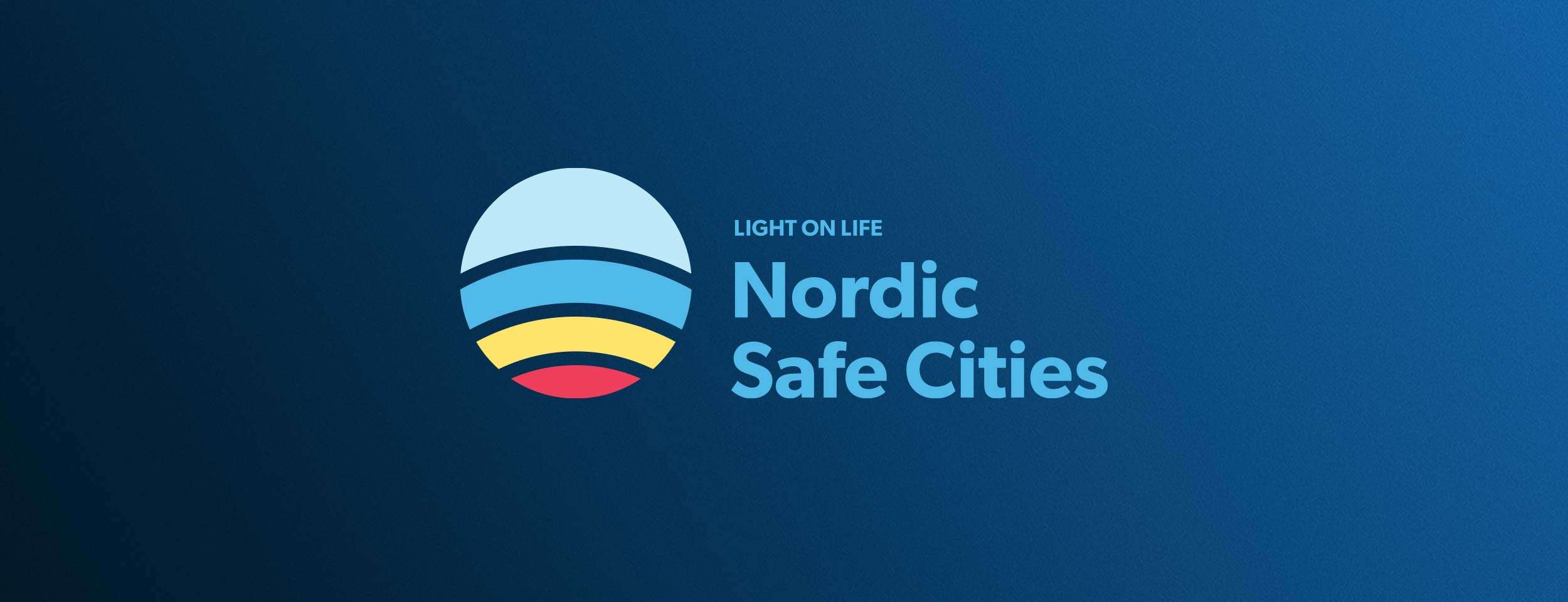 Nordic Safe Cities Logo with payoff