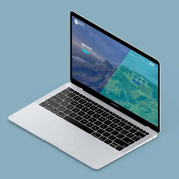 EMS Europe website on an Macbook Air